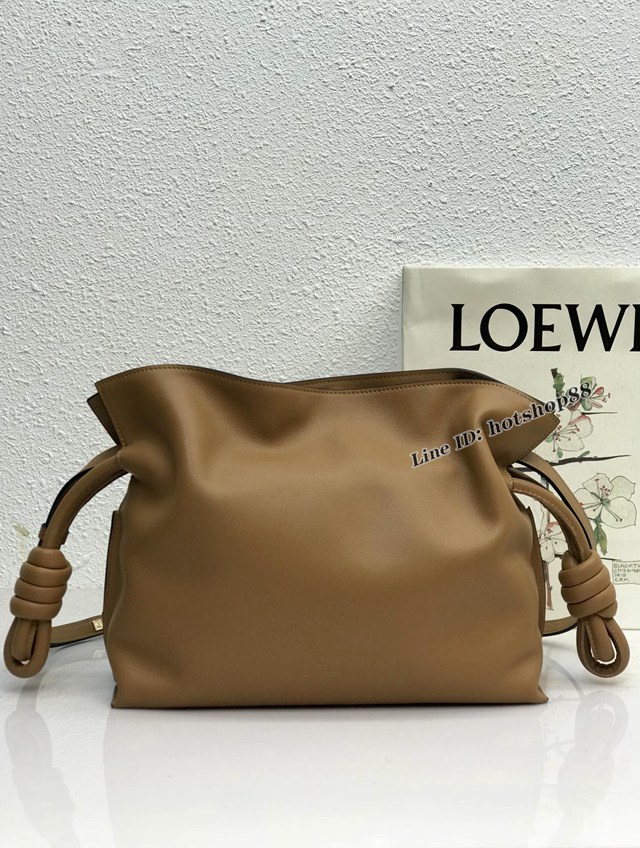 Loewe專櫃2022新款小牛皮肩背女包 羅意威Flamenco clutch系列升級版福袋大號 10856 lyw1152